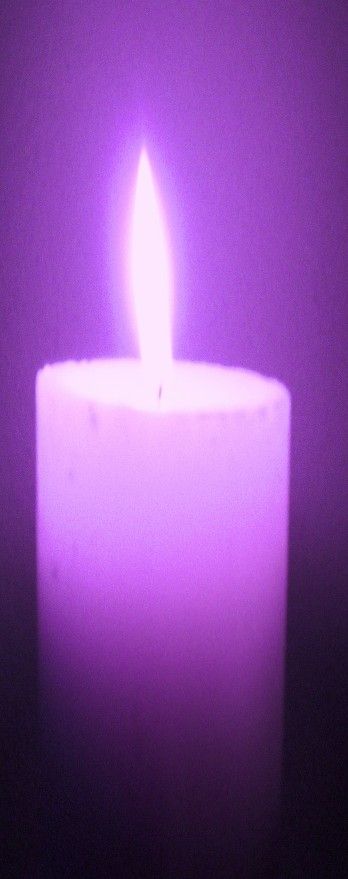 purple candle